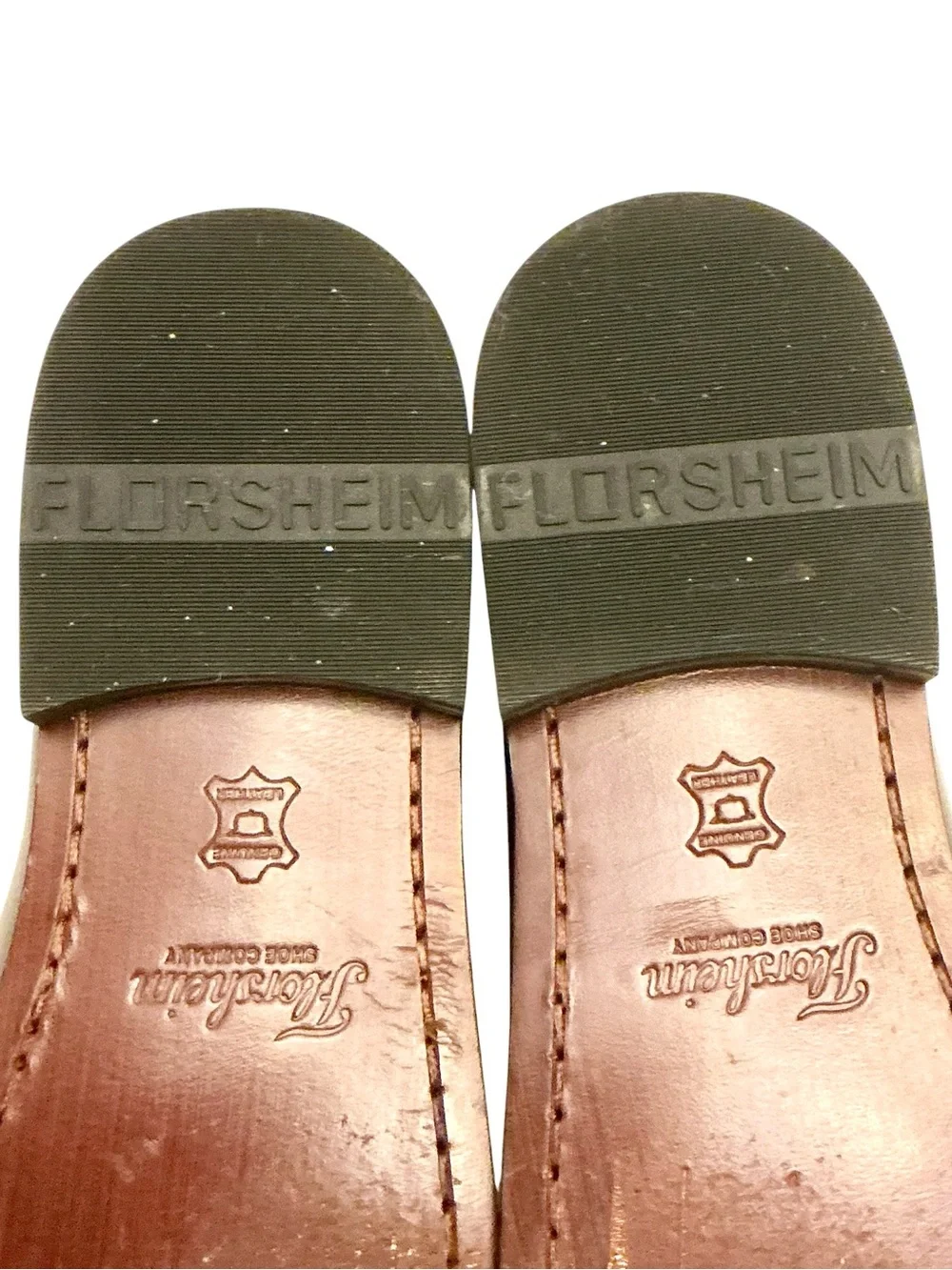 Florsheim Berkley Black Leather Penny Loafers  Moc Toe Slip-Ons Size-8.5D Men’s